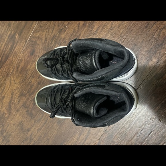 Air Jordan 11 Retro 72-10 Black Bred basketball size 7 womens shoes high - Picture 5 of 7